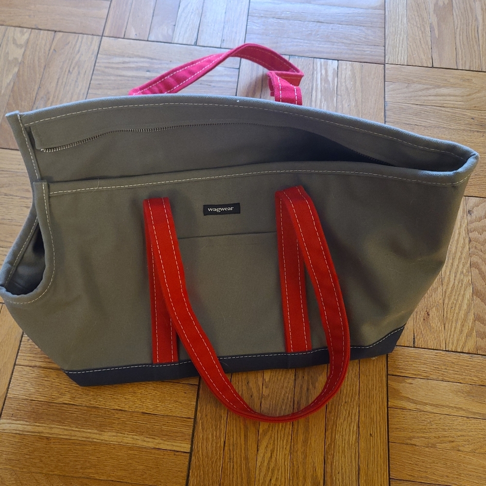 Tri-Color Boat Canvas dog carrier